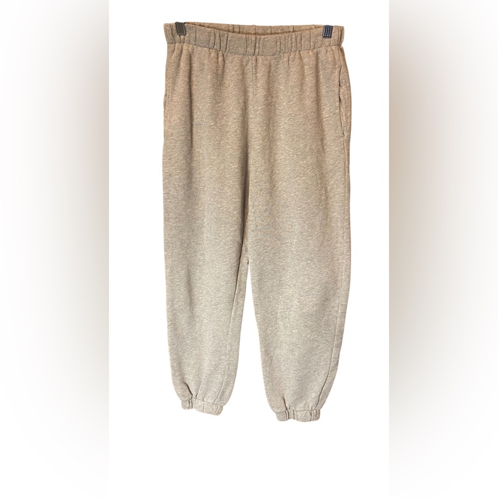 Brandy Melville Gray Joggers Elastic Cuff Relaxed Fit
